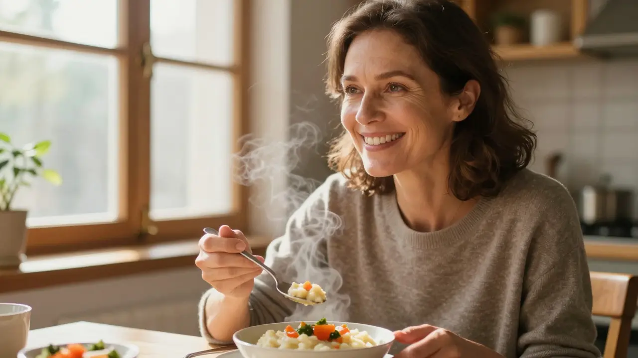 Keramické zuby: Jak zvládnout první jídlo bez stresu