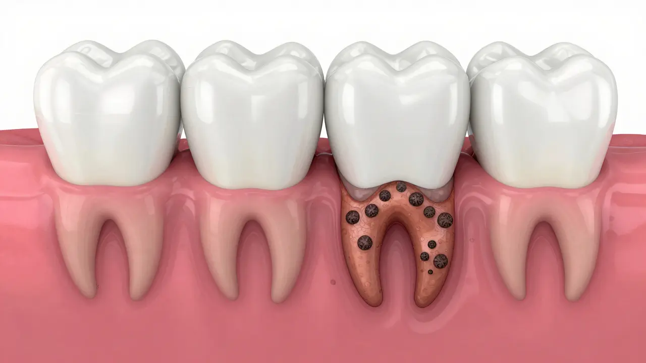 Zubní kámen pod dásní: Nebezpečí, která jsou nevidět, a jak se jím zbavit