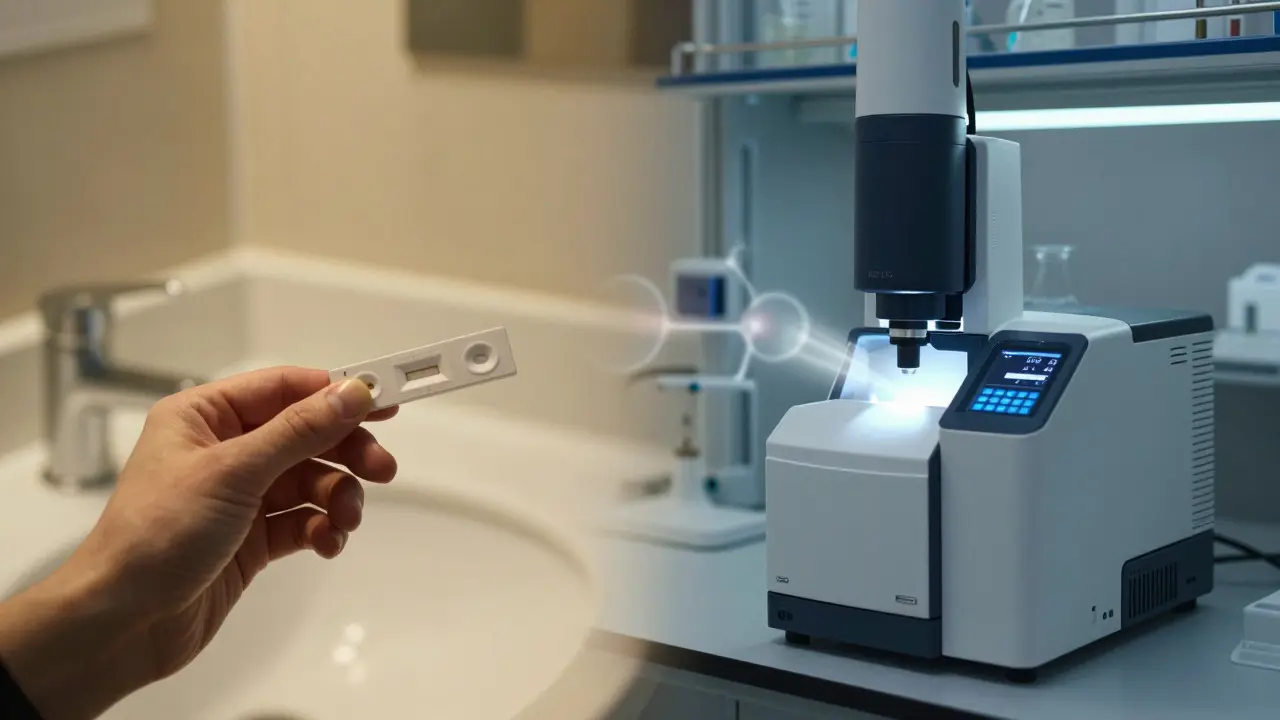 Srovnání domácího testu a pokročilé laboratorní analýzy
